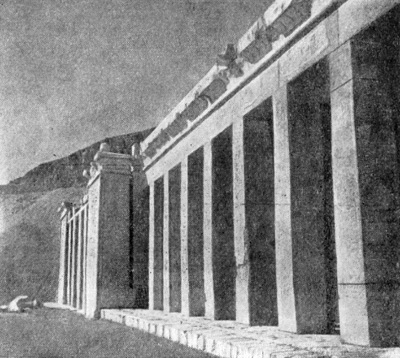 Дейр-эль-Бахри. Храм Хатшепсут. Галерея средней террасы