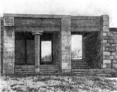 Кносс. Караван-сарай, около XV в. до н. э. Фасад павильона