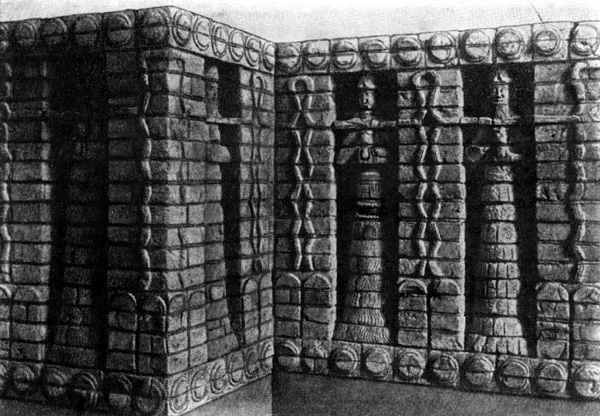 Урук. Храм Караиндаша, XV в. до н. э. Реконструкция стены