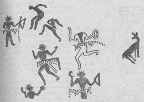 Ритуальный танец Леопардов — первая из известных нам сегодня фресок (начало VI тысячелетия до н.э.), нанесенная на стену, сооруженную человеческими руками.