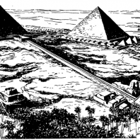 Пирамиды в Гизэ. Реконструкция