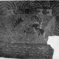 Фрагмент ткани из Ноин-Ула (северная Монголия). 1 в. до н. э. — 1 в. н. э. Ленинград. Эрмитаж