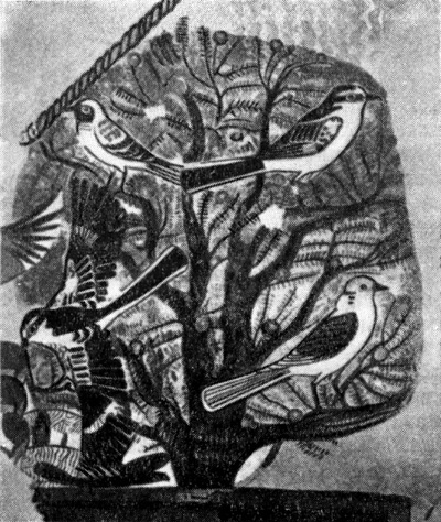 Гробница Хнумхотепа в Бени-Хасане. Фрагмент росписи: птицы