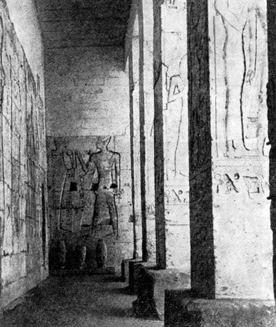 Абидос. Храм Сети I. Фрагмент интерьера галереи