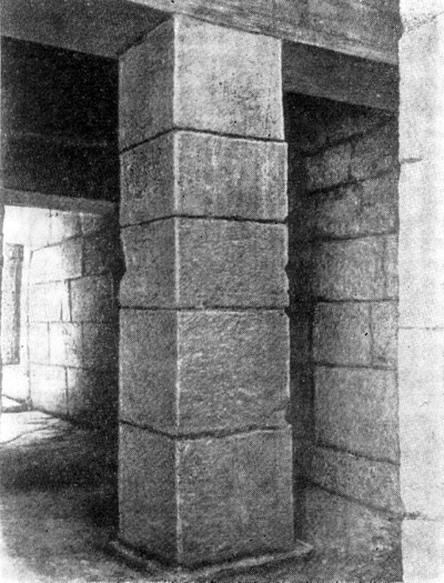 Кносс. Погребальный храм, XVI в. до н. э. Фрагмент интерьера