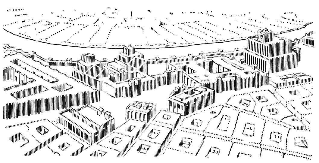 Ашшур. Северная часть города, VIII-VII вв. до н.э. (реконструкция)