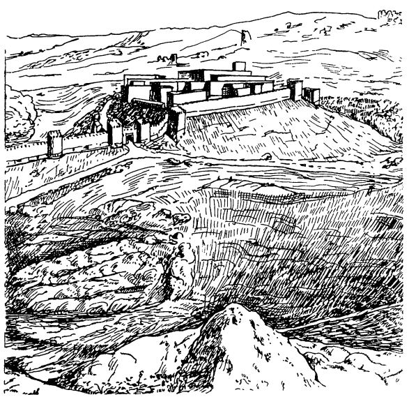 Хаттушаш. Цитадель Бюйюккале, II тысячелетие до н.э. Реконструкция