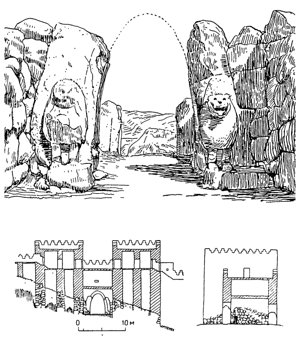 Хаттушаш. Львиные ворота и реконструкция Западных ворот, II тысячелетие до н. э.