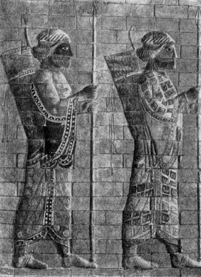 Сузы. Дворец, 500 гг. до н. э. Изразцовые панели