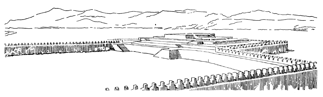 Пасаргады, 550-е гг. до н. э. Храм (реконструкция)