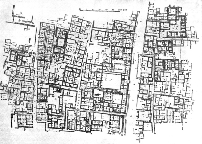 Мохенджо-Даро, XXXIII—XV вв. до н. э. План города