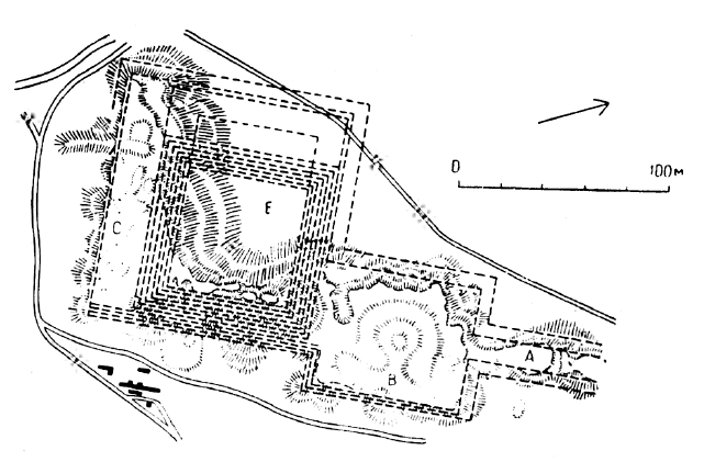 Моче. Пирамида Солнца, около 100—900 гг. План