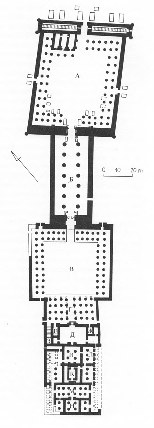 План храма в Луксоре