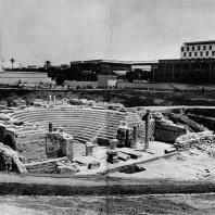 Александрия Египетская. Ком эль-Дикка. Театр после первой фазы реконструкции. Общий вид с северо-западной стороны. IV в.н.э.
