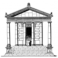 Храм в Гарни. Реконструкция