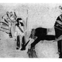 Всадники. Роспись дворца в Тил-Барсибе. 8—7 вв. до н. э.