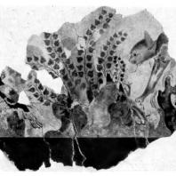 Кошка, подкрадывающаяся к фазану. Фреска из Агиа Триады. Середина 2 тысячелетия до н. э. Гераклейон. Музей