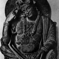 Статуя Авалокитешвары из Гандхары. 2—3 вв. н. э. Берлин