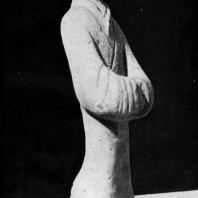 Терракотовая статуэтка девушки. Период Хань. 3 в. до н. э. — 3 в. н. э. 