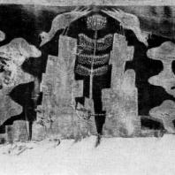 Ткань из погребения в Ноин-ула (северная Монголия). Период Хань. 3 в. до н. э. — 3 в. н. э. Ленинград. Эрмитаж