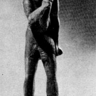 Статуэтка фараона Тахарки. 689—667 гг. до н. э. Фивы